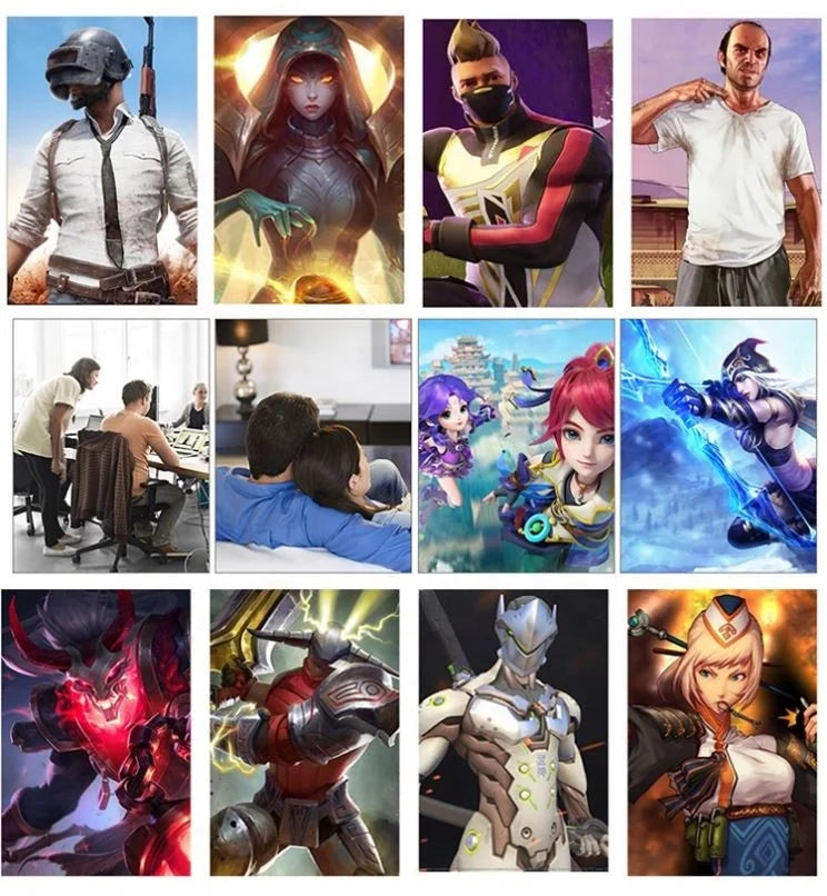Hot Selling Gaming Desktop Computer OEM ODM Core I7 16GB Ram SSD HDD GTX 1060 6GB Graphics Card Cheap Price System Gamer PC