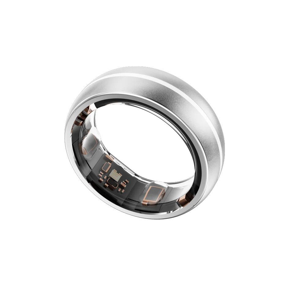 J-style Youhong X1A01 Wholesale Cheap Small Rose Gold Slim Smart Health Ring Counter Smartring Hardware the Silver Smart Ring