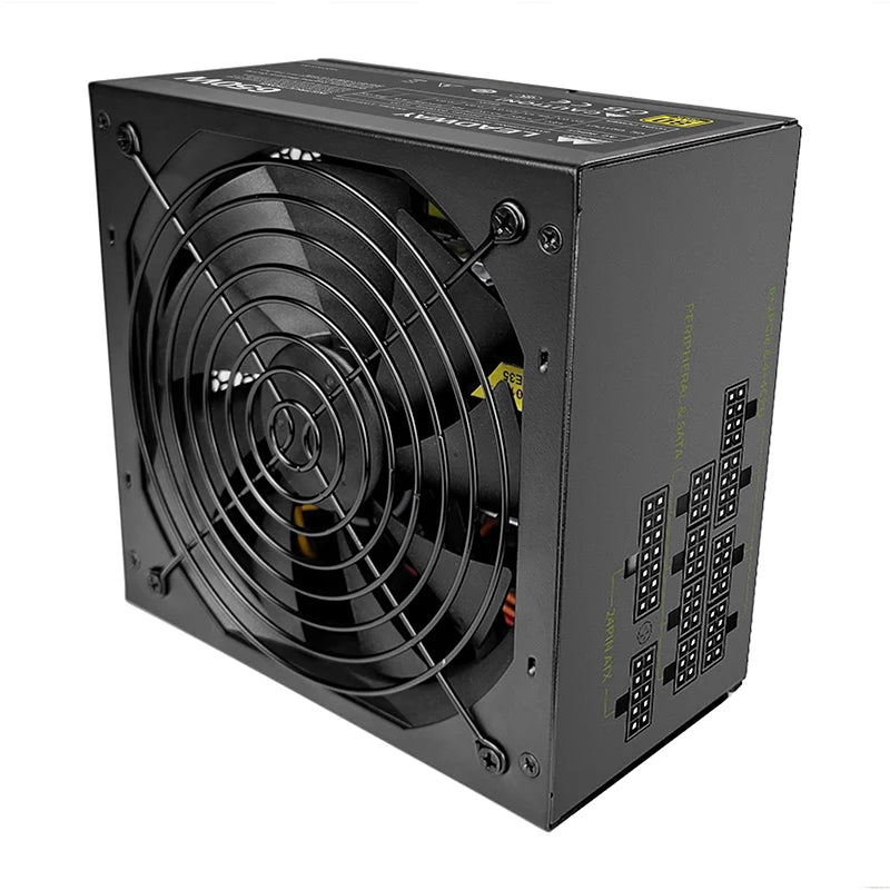 80plus  600W/650W 80Plus Gold Fully Modular PSU Computer Gaming Power Supply for Gamer PC