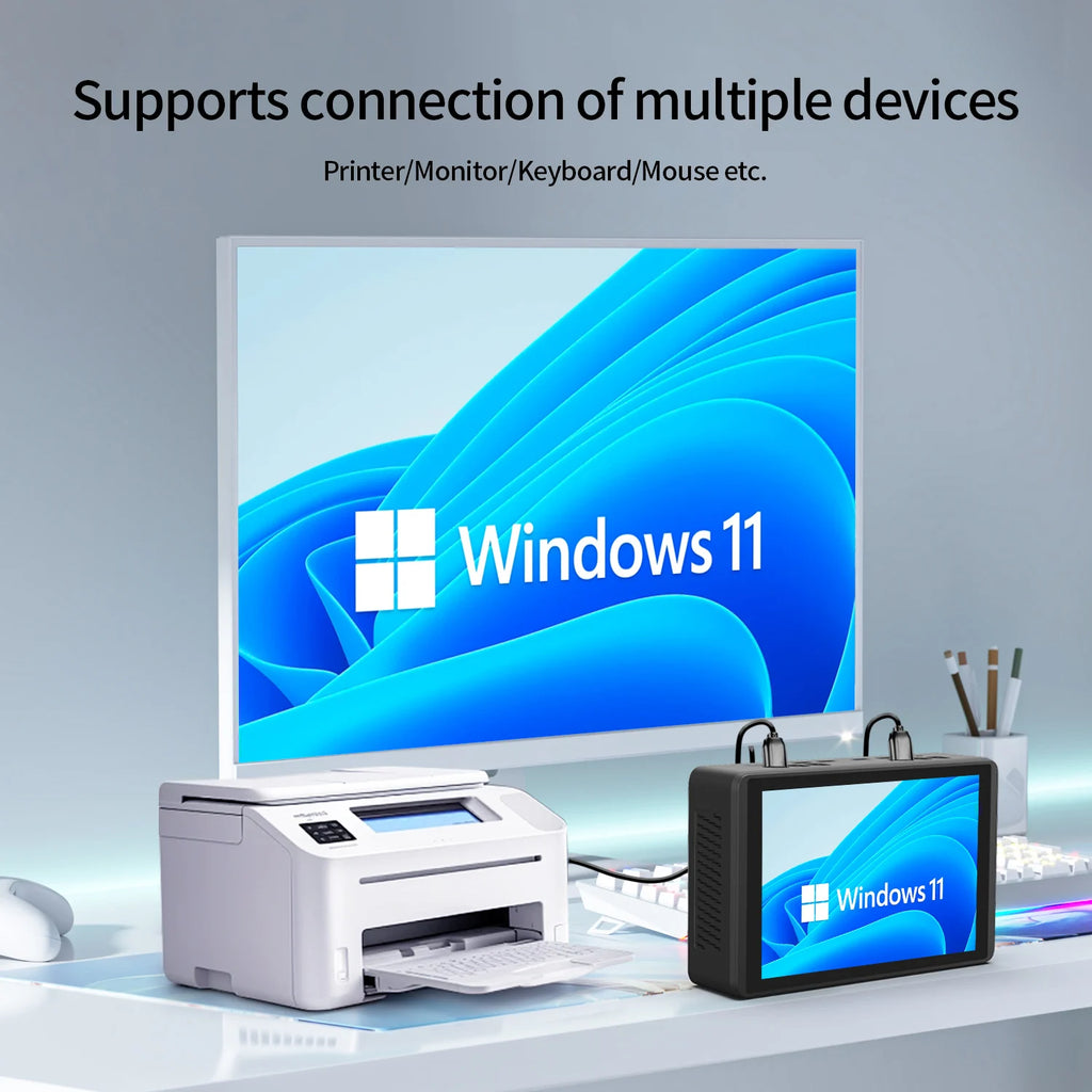 8 Inch All-in-One Industrial PC with DDR4 RAM for AU US CN EU Plugs