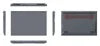 Custom Logo 16+14 Inch Dual Screen Intel I7 9th Gen Laptop Win 11 16GB+512GB SSD 15.6 Inches New Metal Body OEM 1920x1200