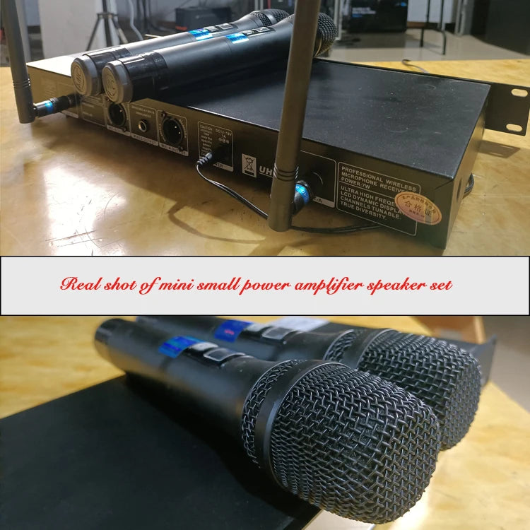 LS380U Handheld Wireless Condenser Microphone One-to-One Anti-Howling Omni-directional U-segment Music Studio Equipment Outdoor