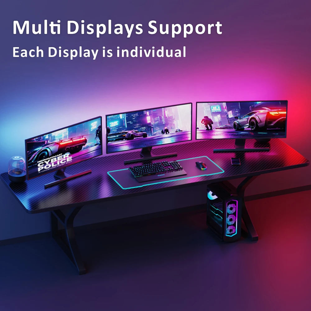 PC Gaming Display Sync Backlight Strip USB NO Camera Ambient Back Light 32'' Computer Monitor Screen Color Synchronize LED Strip
