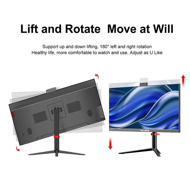 Pc Office 30 Inch 2K Screen Business Office Gaming Computer Desktop All in One PC with Mouse and Keyboard