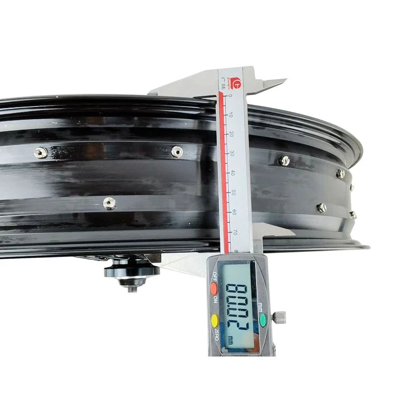Fat Bike Front Wheel Ebike 20 And 26 inch, Disc Brake, 36H Inner, 74mm Outer, 80mm Width, O.L.D, 135mm, 4.0 Inch Tire
