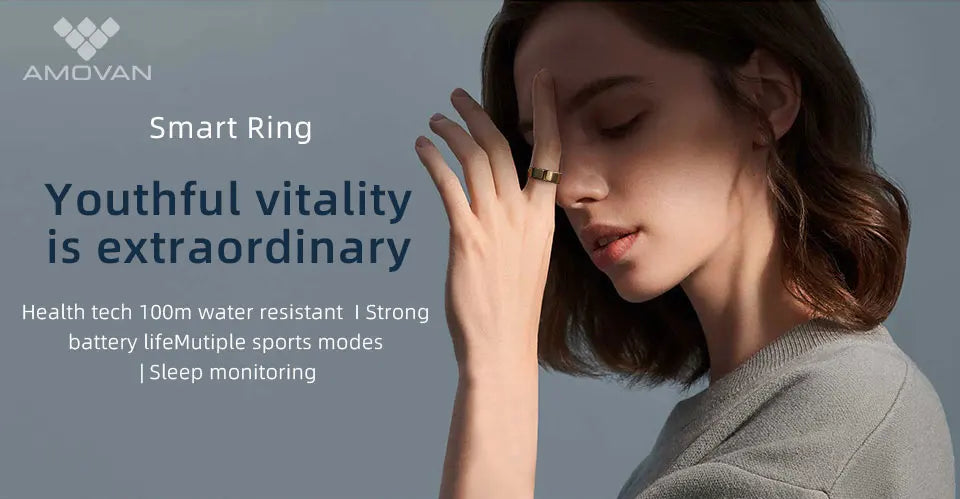 Anillo Inteligente Heart Rate Monitor Fitness tracker Smart Ring Health Blood Oxygen Monitor Sleeping Monitor Ring Smart