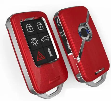 Car Key FOB Cover Case For Volvo V40 V60 S40 S60 S80 V50 V70 XC60 XC70 XC90 S90 S80L S60L With key chain holder and key ring