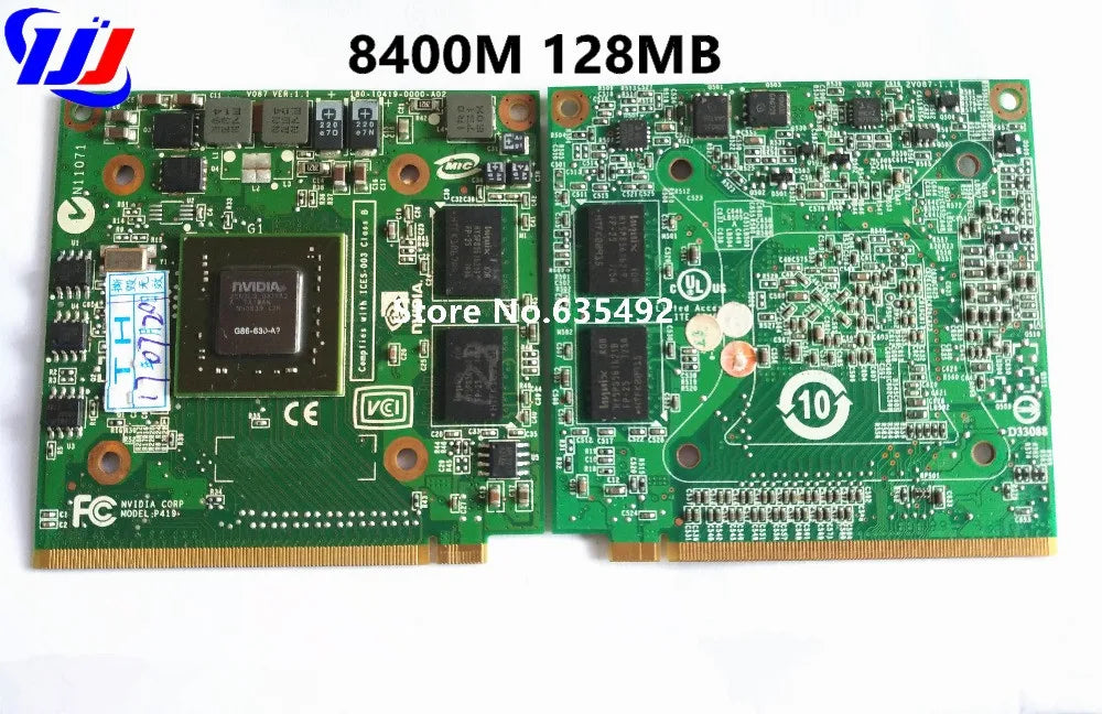 8400M GS 256MB For A c e r  Aspire  nV idi GeForce 5920G 5520G 4520G 7520G 7720G Laptop 8400MGS MXM II DDR2 256MB Graphics Card