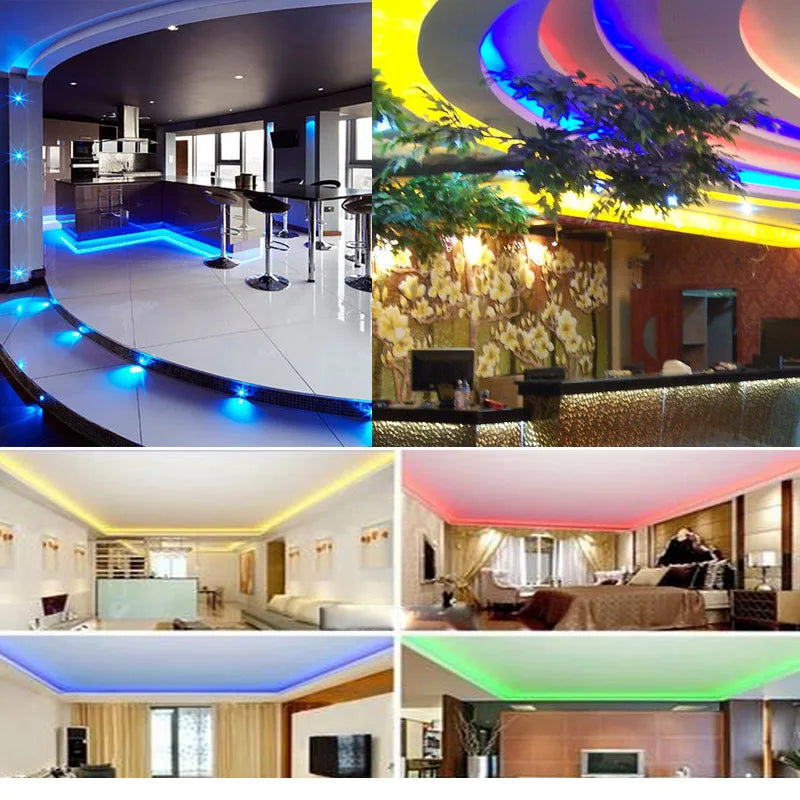 led strip lights 12v waterproof 5 cm 1-5M LED strip Decoration Garland Wire Rope Tube Line flexible Neon Light light Cigar Drive