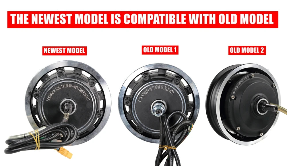 Original LGSDDM 10 Inch Electric Scooter Motor for ZERO 10X Both Front And Rear Wheel SPEEDUAL Newest Engine 52V1000W 60V1200W