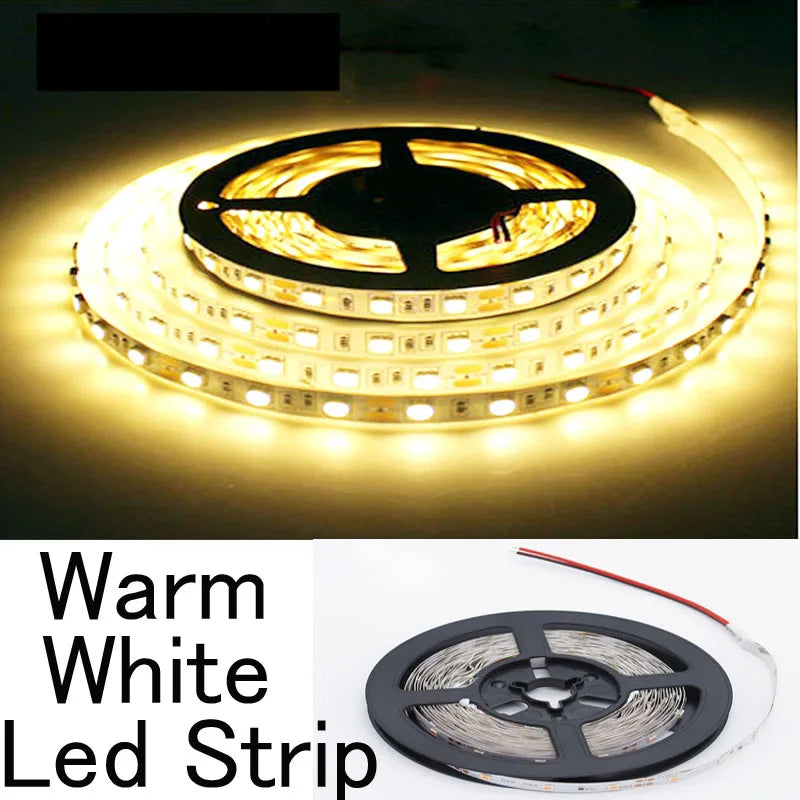 led strip lights 12v waterproof 5 cm 1-5M LED strip Decoration Garland Wire Rope Tube Line flexible Neon Light light Cigar Drive