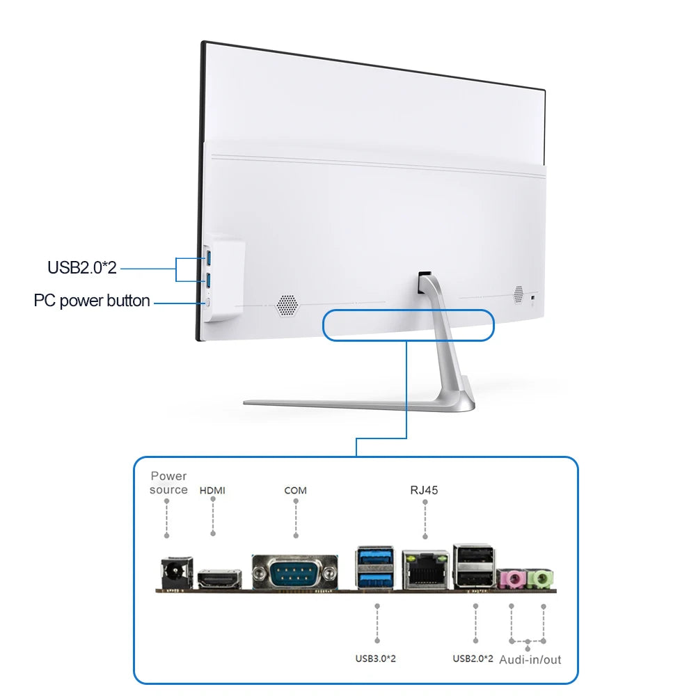 All in One Pc 21.5'' 23.8'' I5 I7 AIO Brand All in One Computer for School Teaching