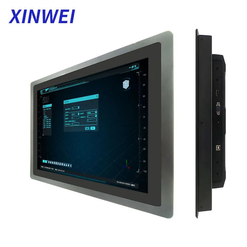10.1 Inch Vesa Mount Industrial PC with Wide Temp Touch Screen Waterproof IP65 TFT LCD Display All-in-One Panel PC