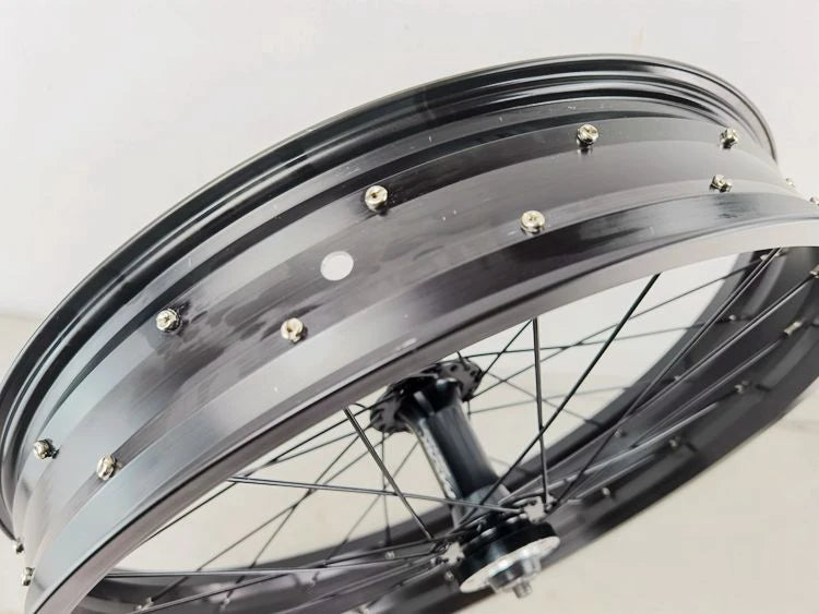 Fat Bike Front Wheel Ebike 20 And 26 inch, Disc Brake, 36H Inner, 74mm Outer, 80mm Width, O.L.D, 135mm, 4.0 Inch Tire