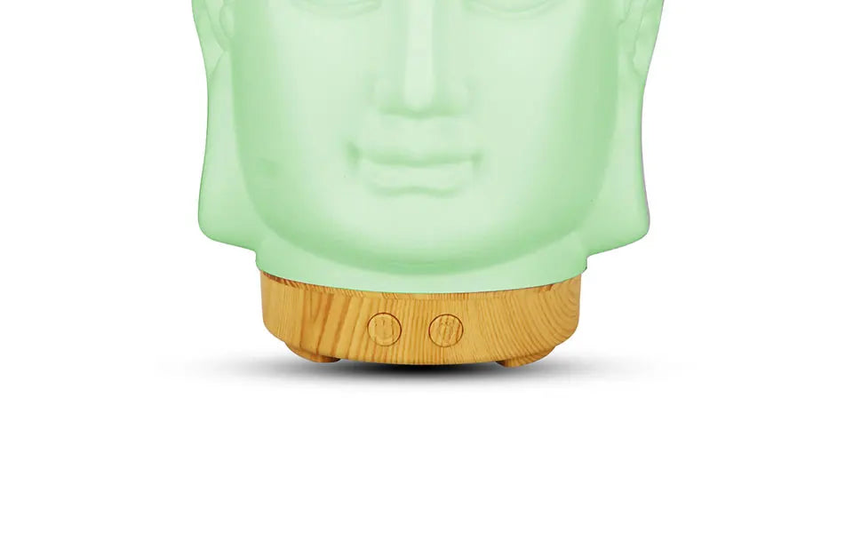 100ml Essential Oil Diffuser Buddha head Humidifier With Night Lamp Aromatherapy Mist Foger Maker Essential Oil Diffuse For Home