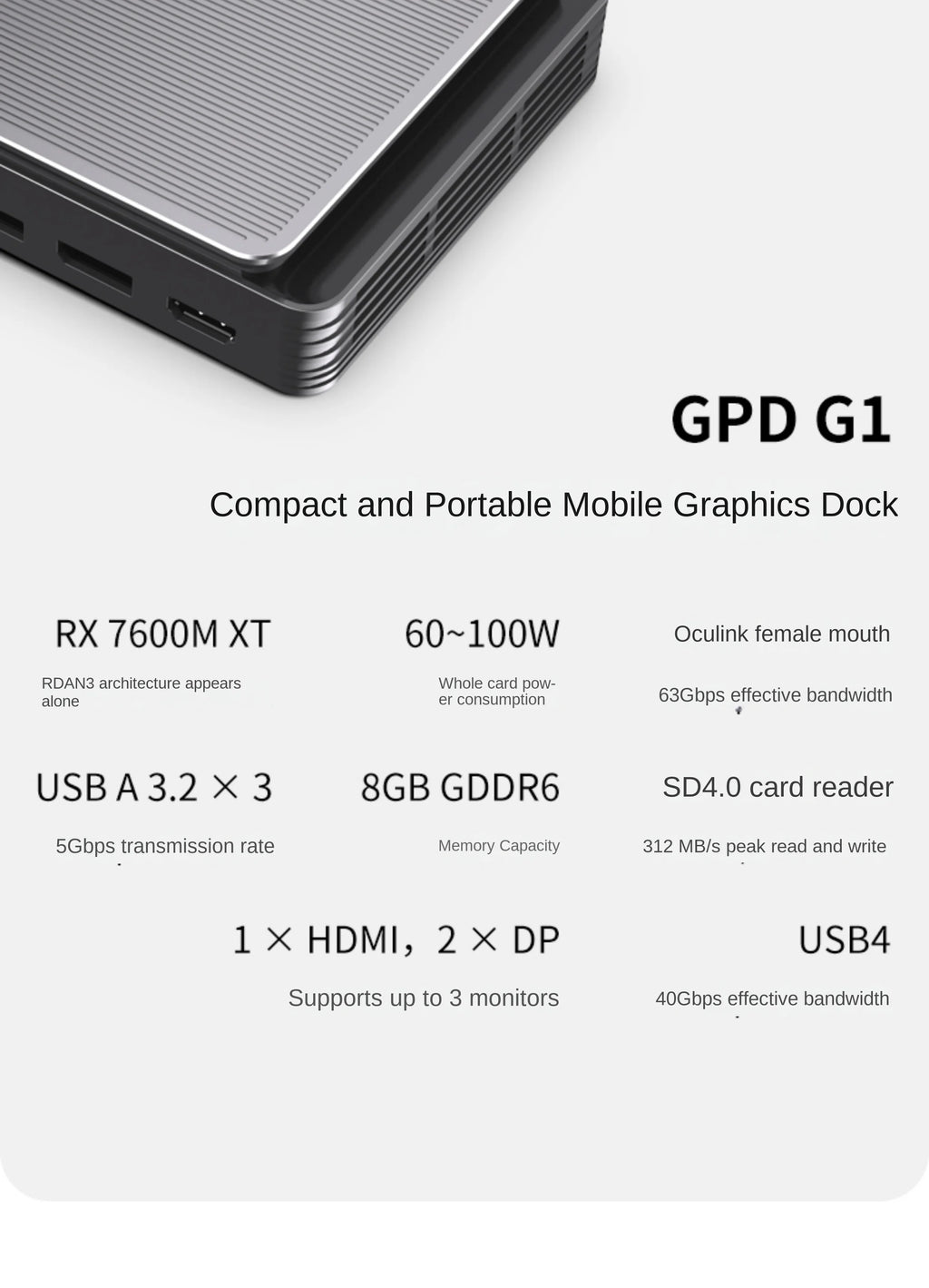 2025 New GPD Winmax2 High-Performance Handheld Mini Portable Computer AMDAI9hx370U Handheld Steam Game Console Mini Laptop
