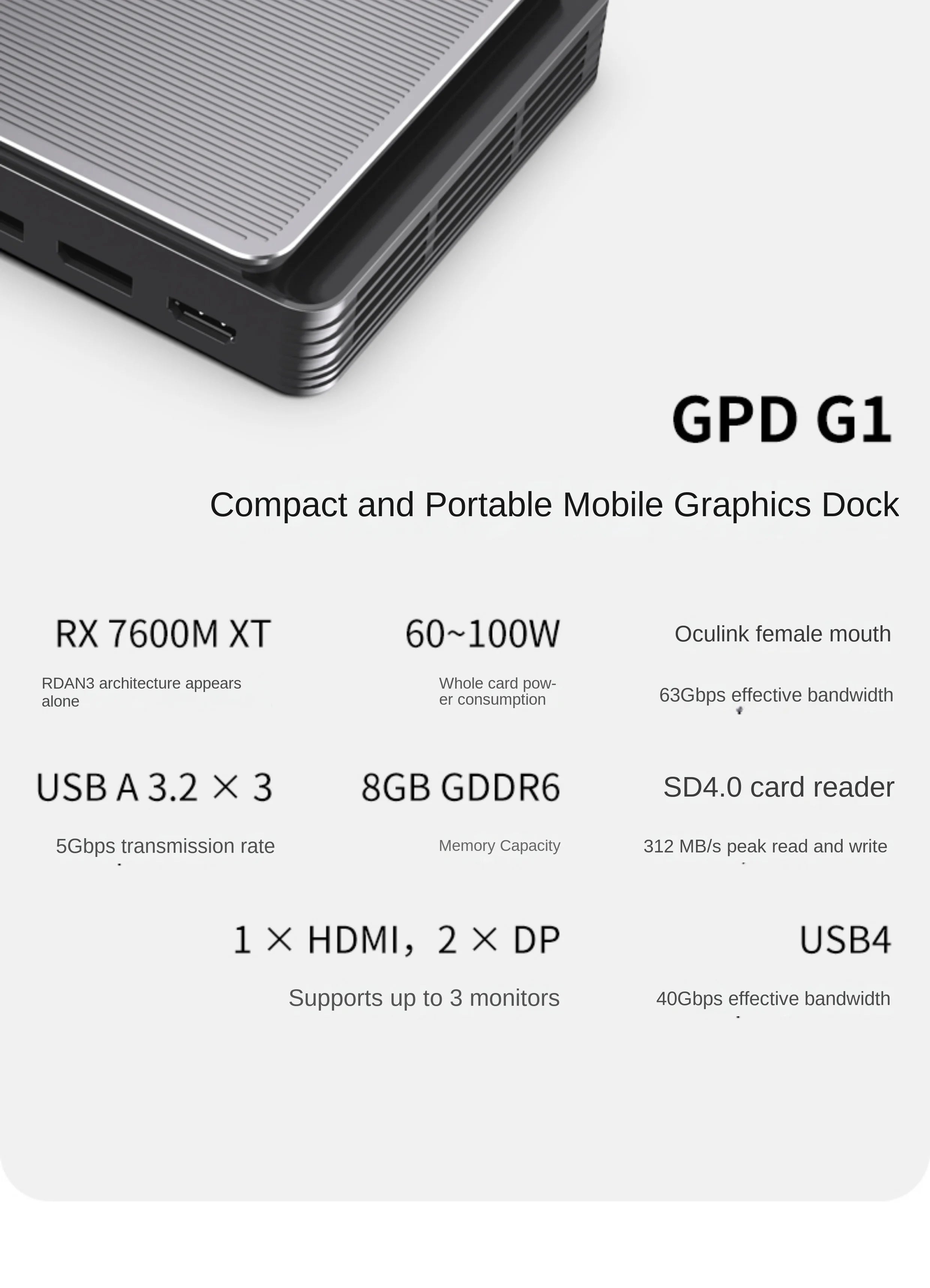 2025 New GPD Winmax2 High-Performance Handheld Mini Portable Computer AMDAI9hx370U Handheld Steam Game Console Mini Laptop