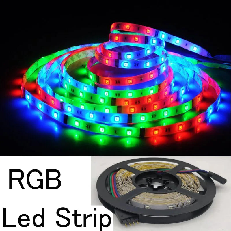 led strip lights 12v waterproof 5 cm 1-5M LED strip Decoration Garland Wire Rope Tube Line flexible Neon Light light Cigar Drive