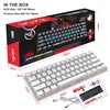 V900 Gaming Mechanical Keyboard Gamer Blue Switch 61 Key Wired Keyboard Anti-ghosting RGB Mix Backlit USB for Gamer PC Laptop