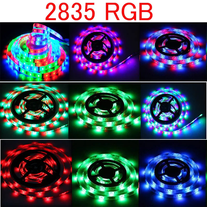 led strip lights 12v waterproof 5 cm 1-5M LED strip Decoration Garland Wire Rope Tube Line flexible Neon Light light Cigar Drive