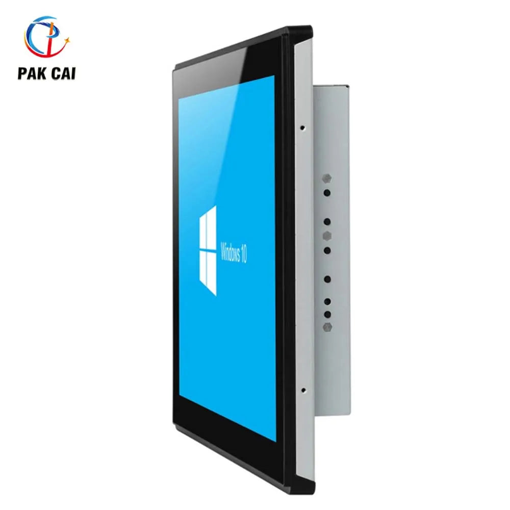 19 Inch High Brightness All in One PC LCD Control Display IP65 Waterproof Industrial Monitor