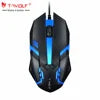 New Gadgets T-WOLF V1 Cheap 3d Mouse Computer Coloful Backlit Led Mouse Wired Optical Gamer PC Mice 1 Dollar Gaming Mouse