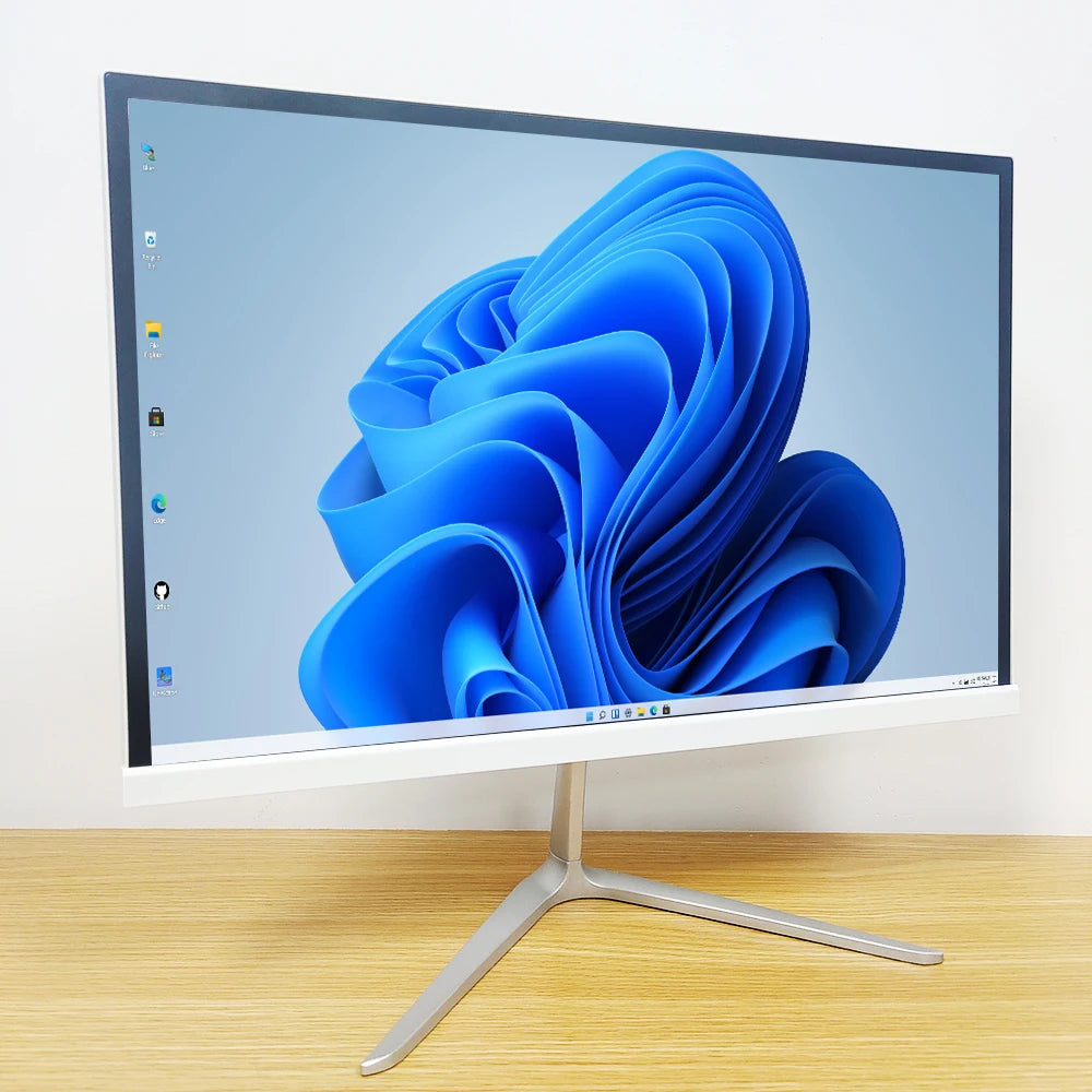 Factory Desktop Computer 23.8inch Ddr4 4g 8g Nvme 1920*1080 Ips Screen High Performance All in One Pc
