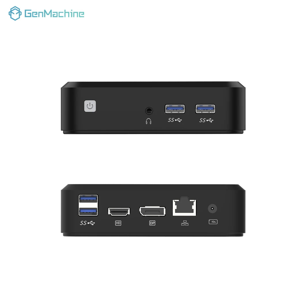 Gemachine Light New AMD Mini PC Ryzen7 2700U 2.2GHz-3.8GHz Desktop DDR4 32GB 1TB Computer Win11 M.2 2280 NVMe WIFI 5 Gamer PC