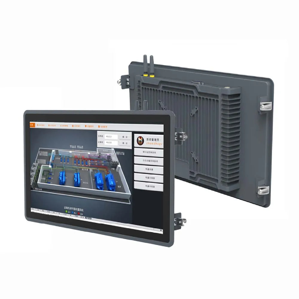 19 Inch High Brightness All in One PC LCD Control Display IP65 Waterproof Industrial Monitor
