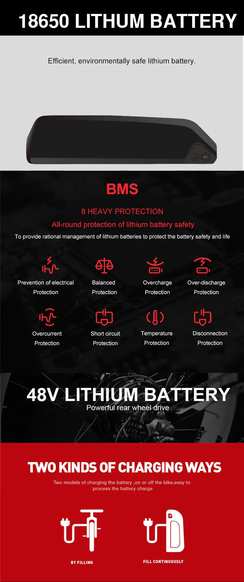 Custom 26inch Fat Snow tire ebike 1500W 48V 70ah  Large capacity  Li-ion battery electric long-distance cycling bicycle