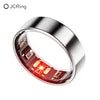 JCRing X6B Custom Fashion Luxury Silver Waterproof Heart Rate Smartring Blood Health Risk Assessment Smart Ring for Men Women