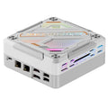 Cyberpunk Gamer PC AMD R7 8845HS 7840HS 7735HS Mini PC RGB Light DDR5 2.5G LAN USB4.0 Win11 Mini Computer 8K NUC WiFi6