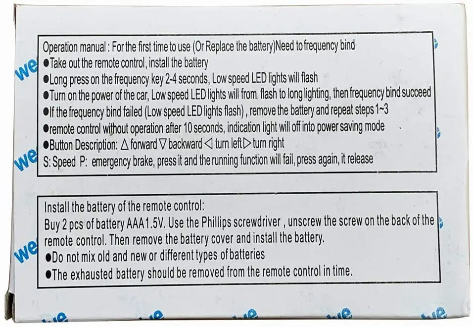 weelye RX18 12V Kids Powered Ride on car 2.4G Bluetooth Remote Control ,Receiver for Children Electric Car Replacement Parts