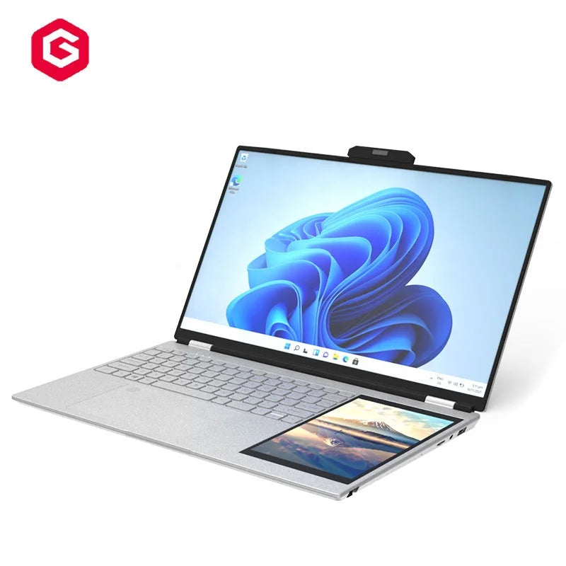 Original Brand New New Design 15.6 + 7 Inch Slim Laptop Computers With Touch Screen Notebook Computer Laptop
