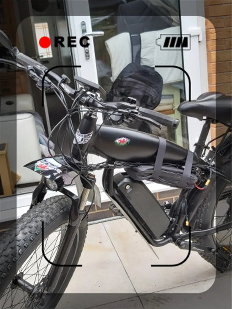 Custom 26inch Fat Snow tire ebike 1500W 48V 70ah  Large capacity  Li-ion battery electric long-distance cycling bicycle