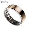 JCRing X6B Custom Fashion Luxury Silver Waterproof Heart Rate Smartring Blood Health Risk Assessment Smart Ring for Men Women