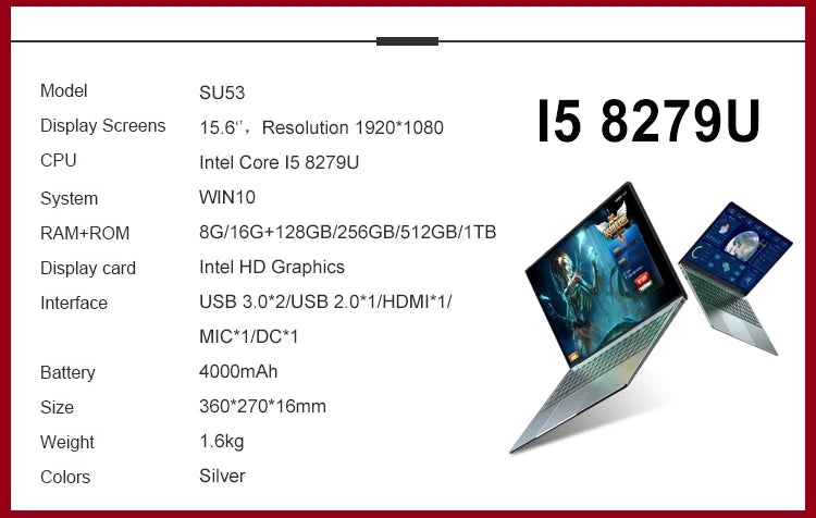 Factory Made Slim Laptop 14 Inch Barebone Laptop Computer  Laptop Hard Disk Gamer Pc