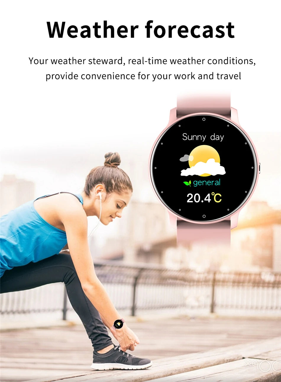 2025 Smartwatch Full Touch Screen Watches Sport Fitness Tracker IP68 Waterproof BT Call Smart Watch for Man Woman Android Phones