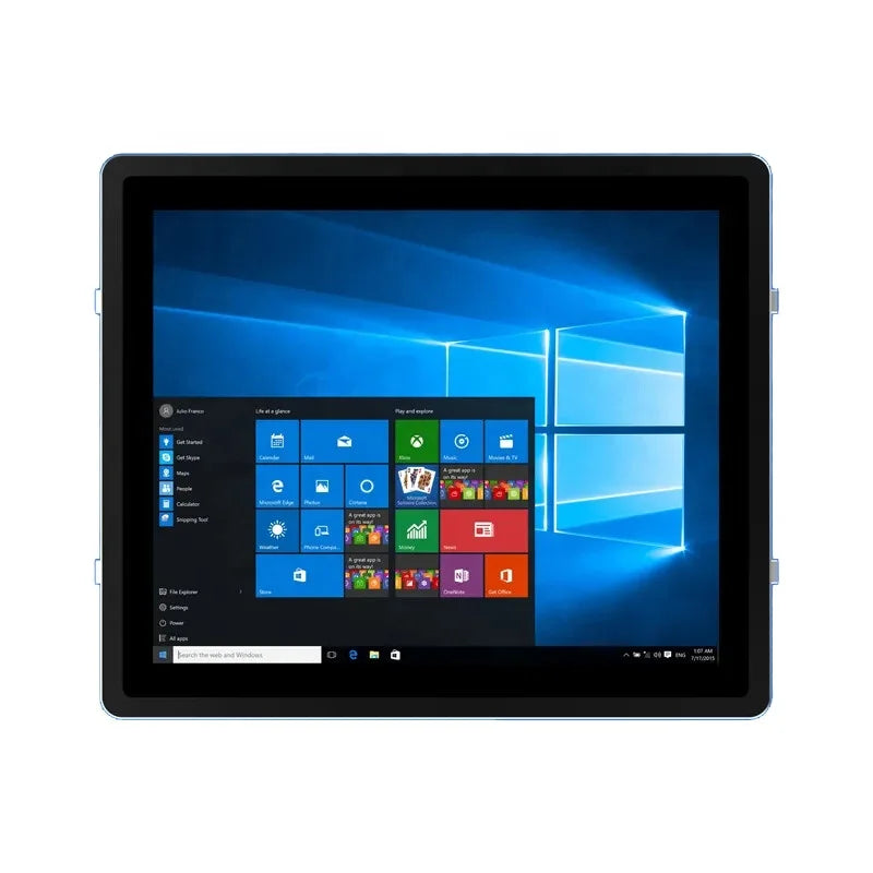 10.4/12/15/17/19 Inch Industrial All-in-One PC J1900 I3 I5 I7 10-Point Touch Screen True Flat Embedded Wall Mounted 4:3 Aspect