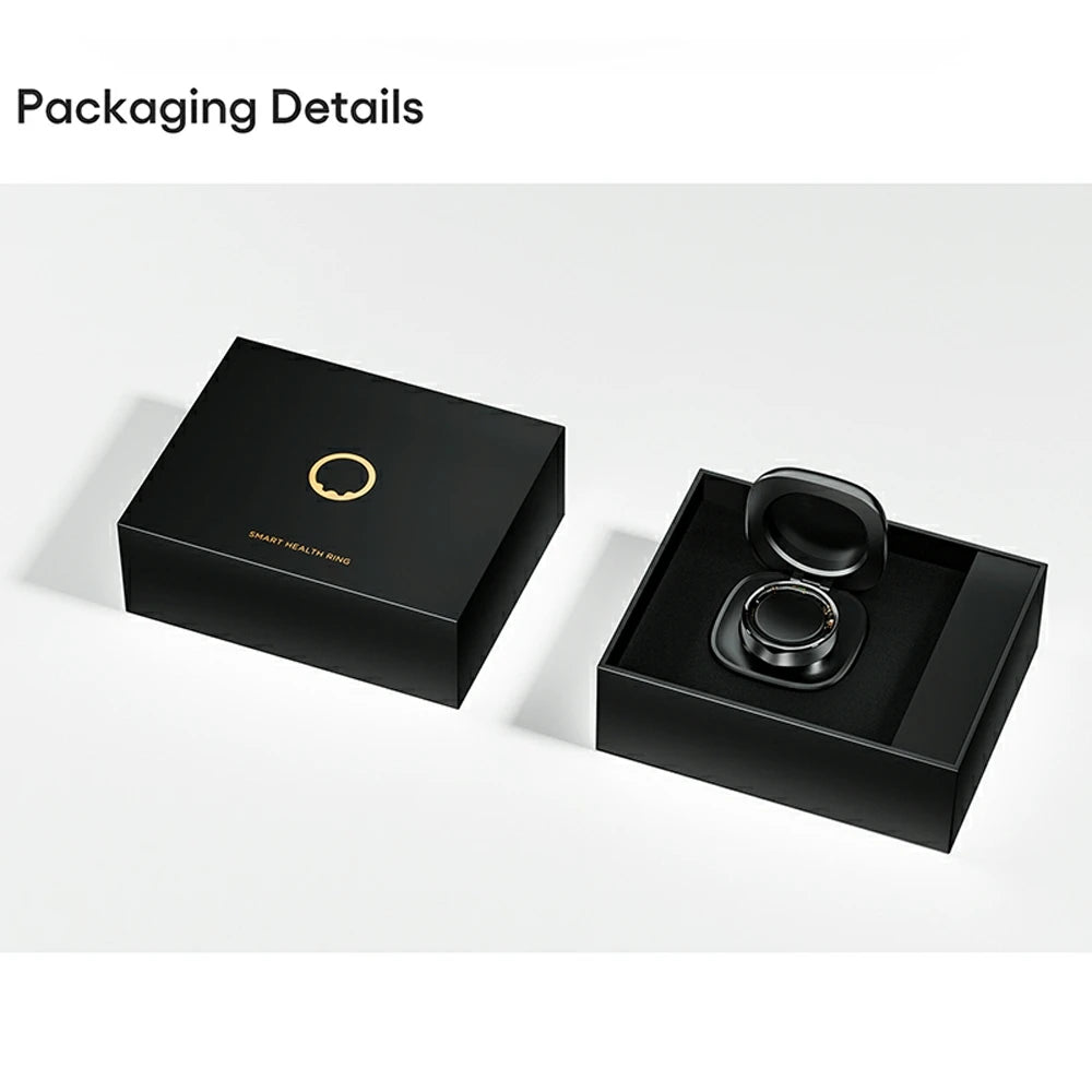 JCRing 2301B High Quality Intelligent Smartring Manufacture Blood Health Monitoring Risk Assessment Smart Ring for Android Phone