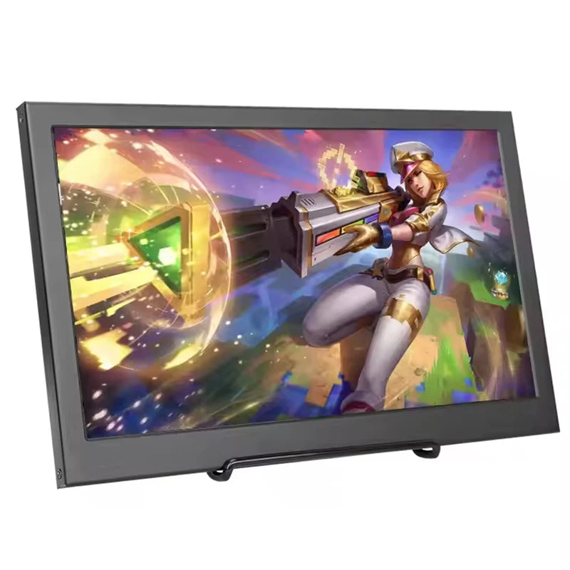 Portable 15.6 Inch IPS HDR LCD Monitor 1080P 60Hz FHD with HDR for Gaming Display Travel Display
