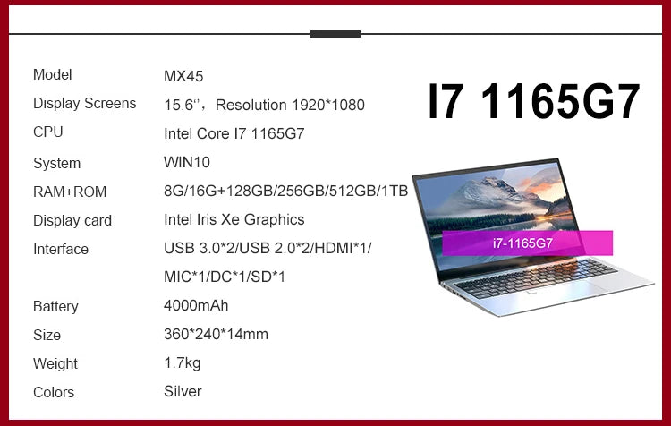 Factory Made Slim Laptop 14 Inch Barebone Laptop Computer  Laptop Hard Disk Gamer Pc