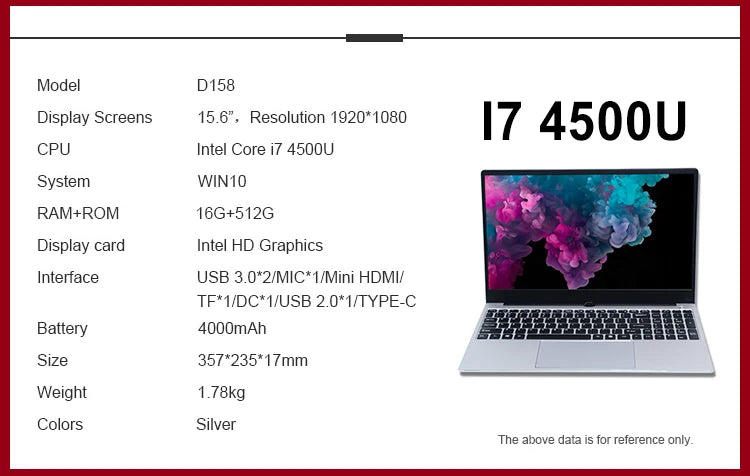 Factory Made Slim Laptop 14 Inch Barebone Laptop Computer  Laptop Hard Disk Gamer Pc