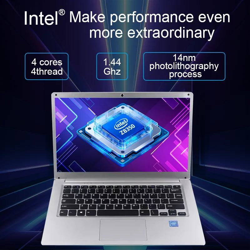 Cheapest Brand New 14-inch Laptop Great Experience 4+64GB Intel Z8350 Business Laptop