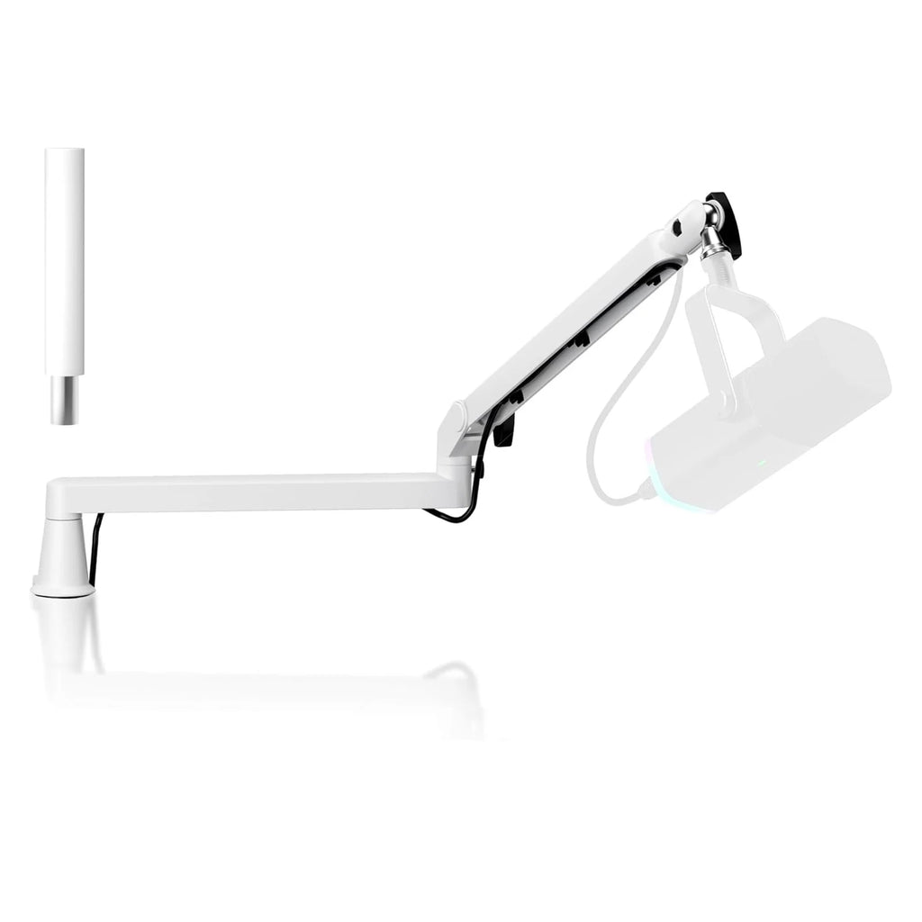 Prizmora AS17  Professional Aluminum Low Profile Heavy Duty Mic Arm Microphone Boom Arm Stand for Podcasting Gaming Streaming