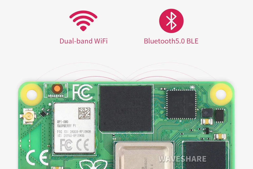 Raspberry Pi CM4 1GB/2GB/4GB/8GB RAM BCM2711 quad-core CortexA7264 Rpi ComputeModule 4 4GB/8GB/16GB/32GB EMMC Wifi Optional