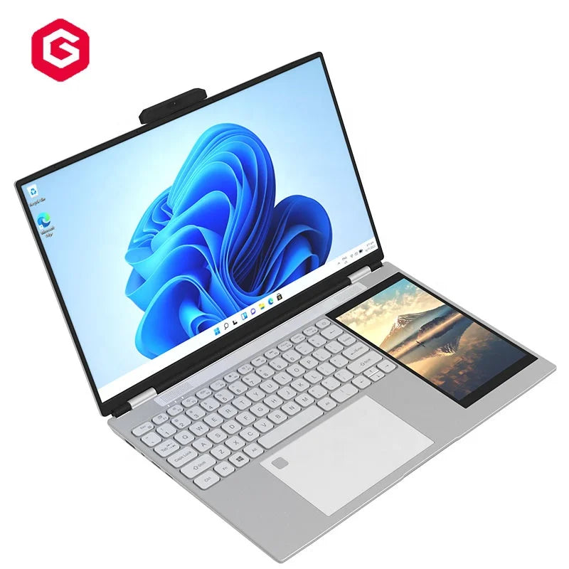 Original Brand New New Design 15.6 + 7 Inch Slim Laptop Computers With Touch Screen Notebook Computer Laptop