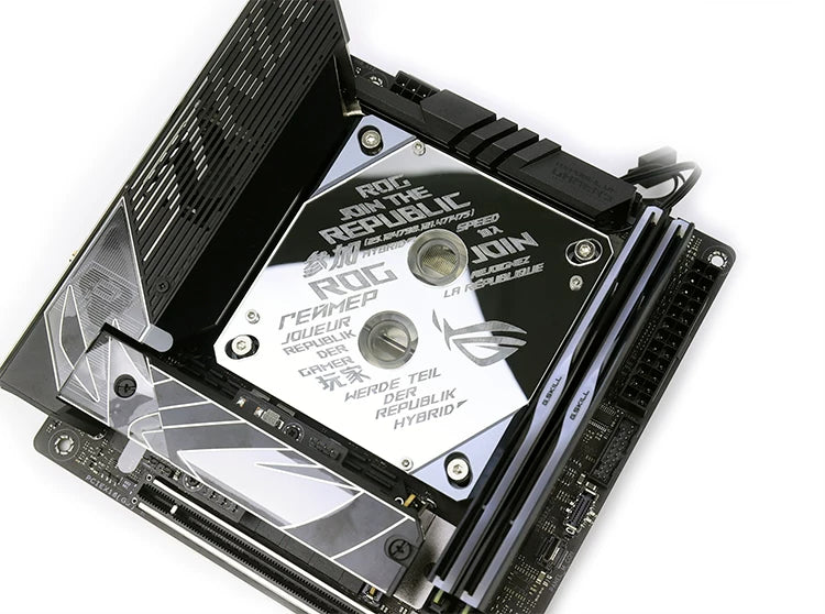1700 CPU Water Block Mirror Surface ROG 5V ARGB SYNC Watercooler LGA1700 AM4 AM5 Platform Customized Available