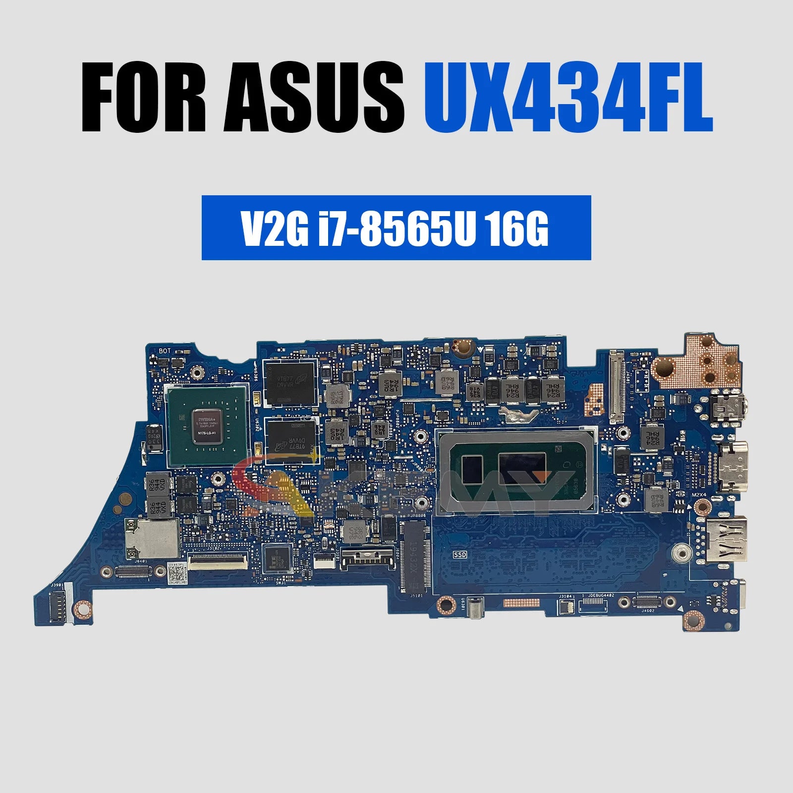 AE UX434F Motherboard For ASUS UX434FL UX434FA UX334FL UX334FA UX434FLC UX463FL U4600F UX434 Mainboard i5 i7 CPU 8G/16G RAM