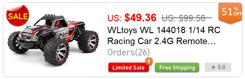 New WLtoys 12428 Pro 1:12 4WD RC Racing Car High Speed Off-Road Remote Control Climbing Truck LED Light Buggy Boy Toys Kids Gift
